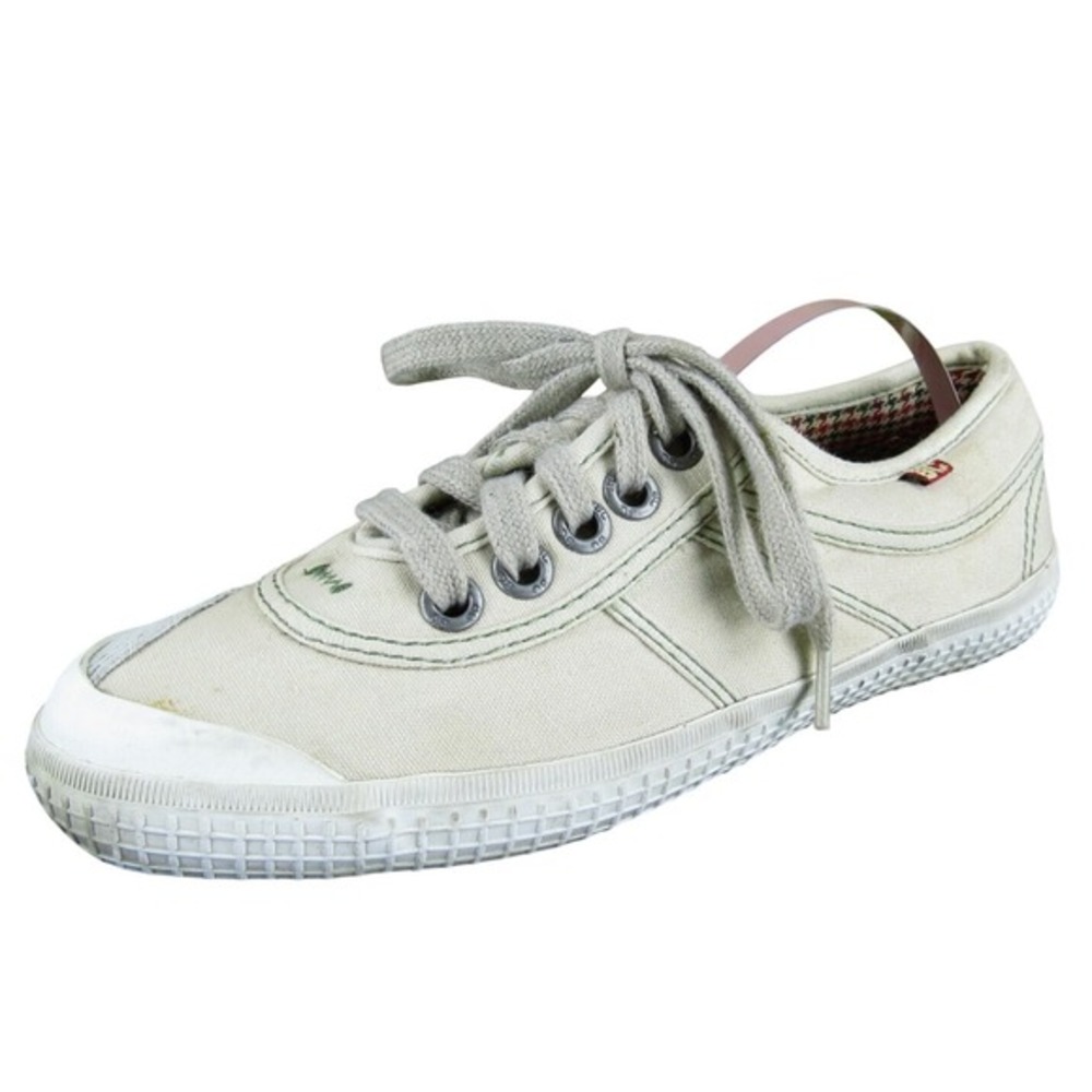 BC Footwear Women's Houndstooth Sneaker Beige Fabric Sz 6.5‎ Medium  Used 2025